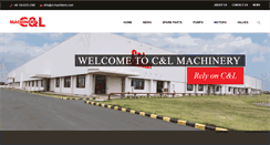 Desktop Screenshot of cl-machinery.com